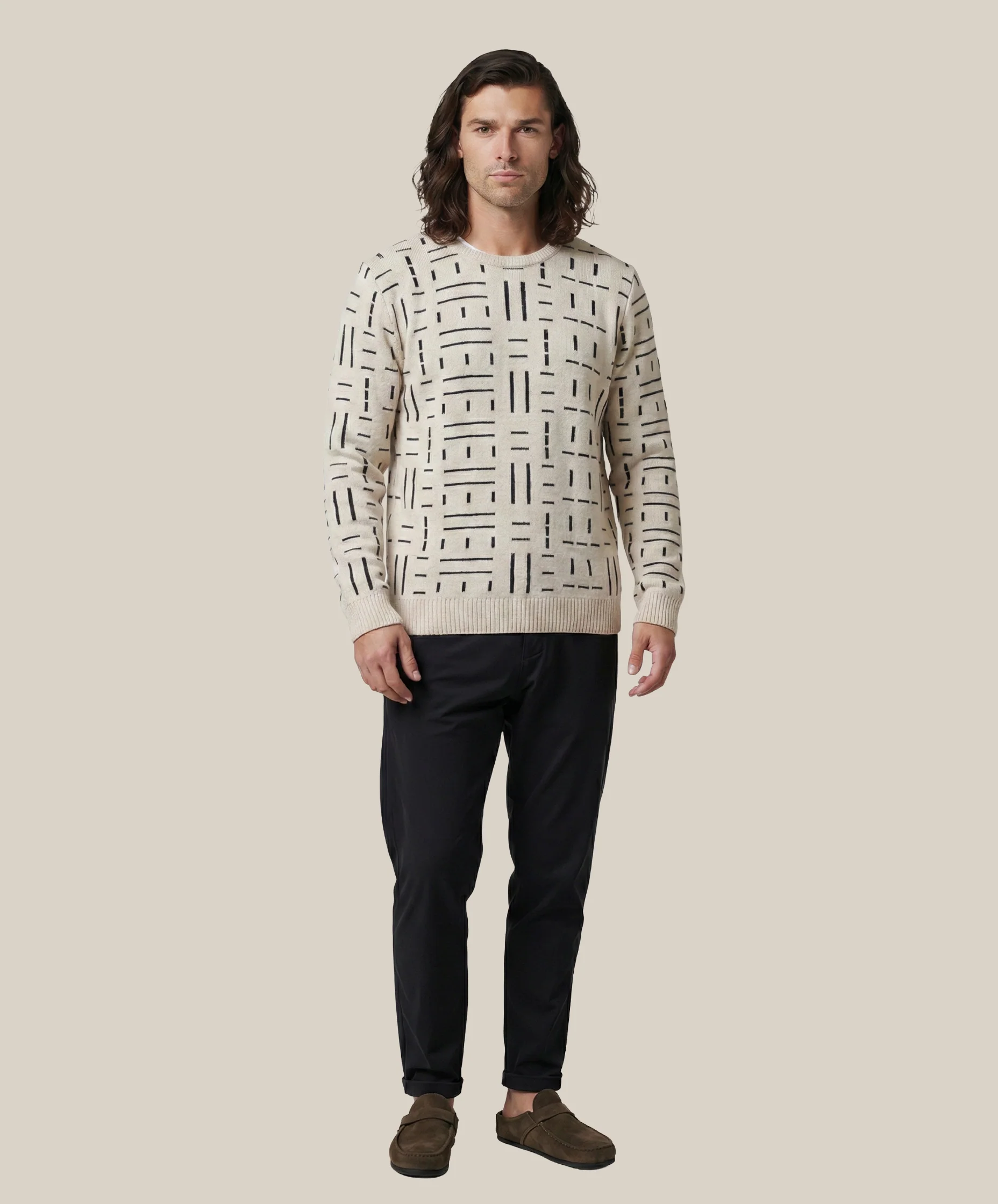 Tenoch Ash & Black Lounge Sweater - Image 4