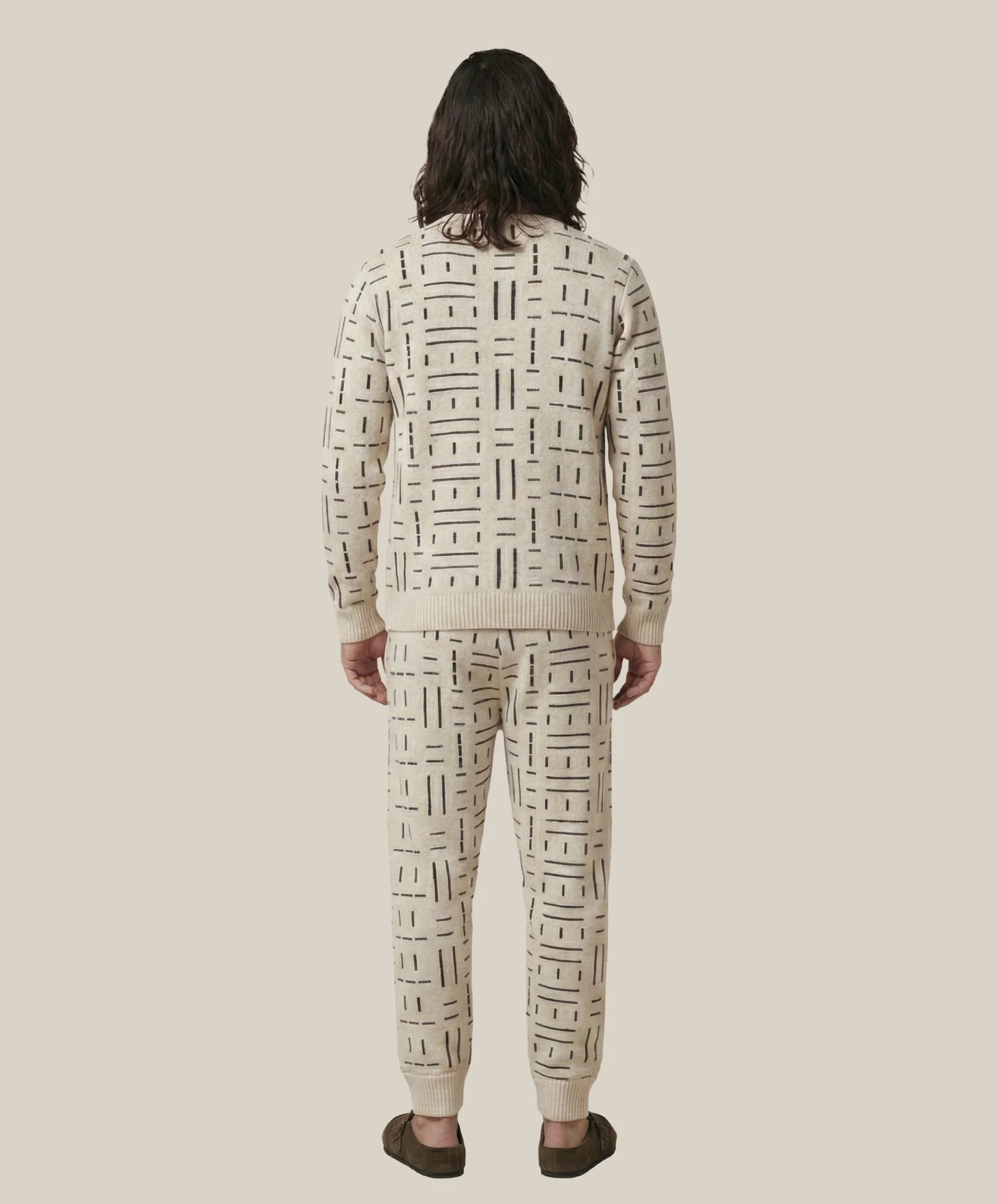 Tenoch Ash & Black Lounge Trousers - Image 5