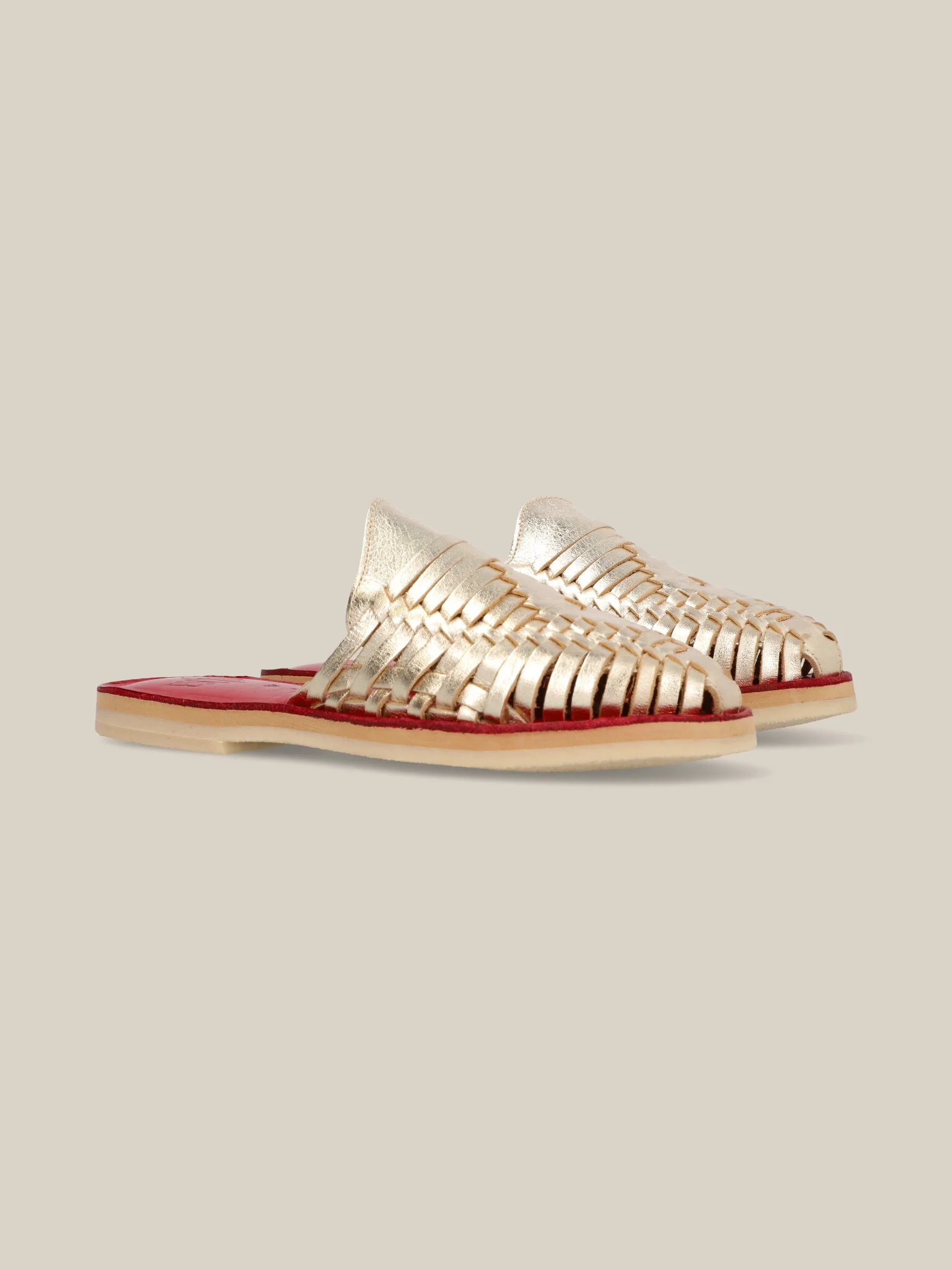 Gold Slip Ons –  Women - Image 3