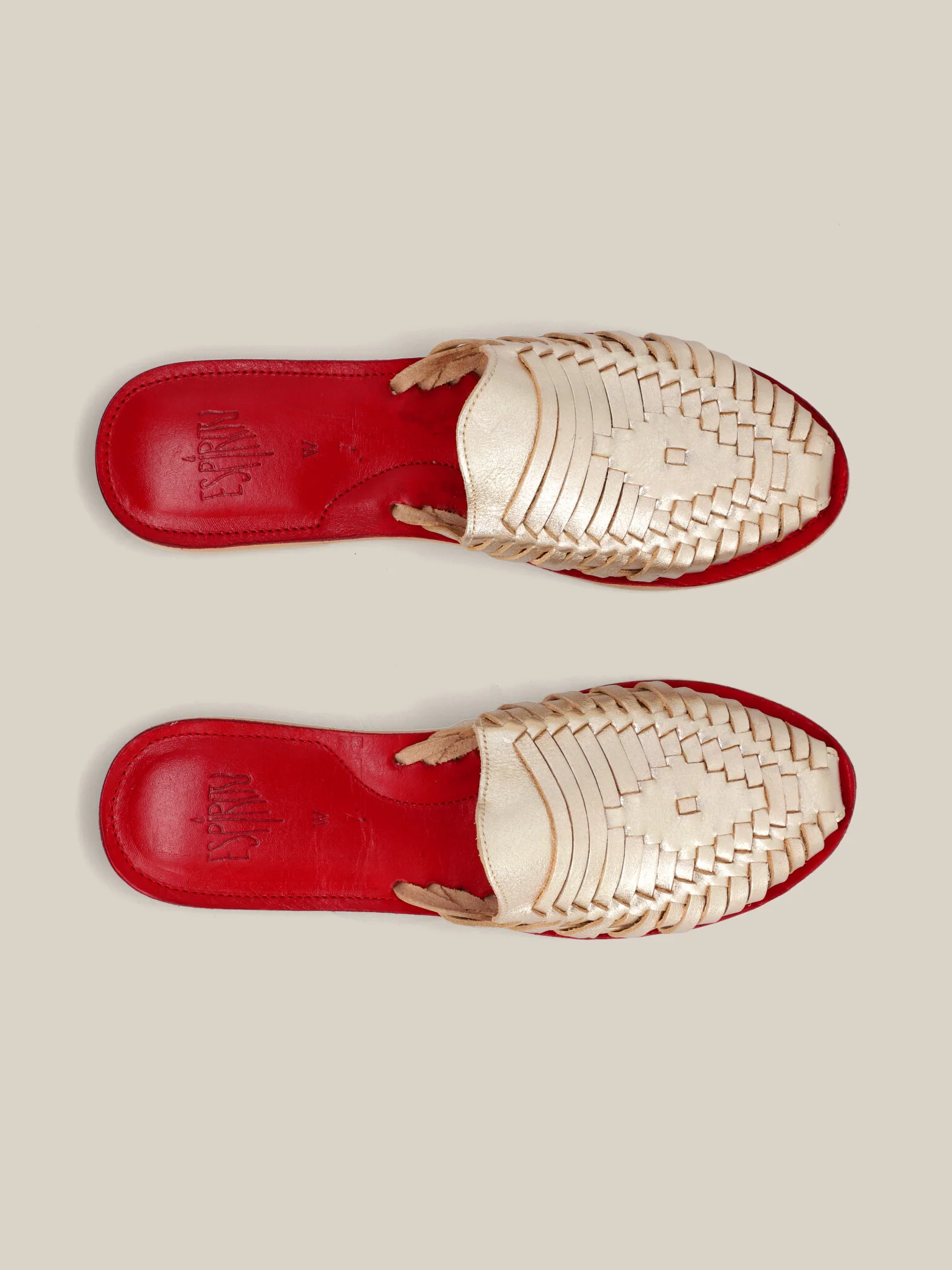 Gold Slip Ons –  Women - Image 4