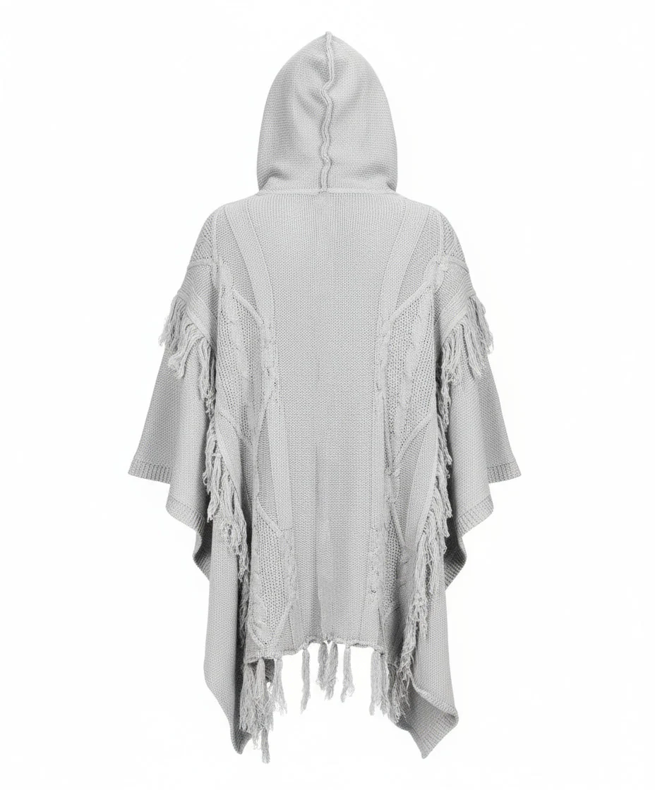 Half Light Hoodie Poncho - Image 4