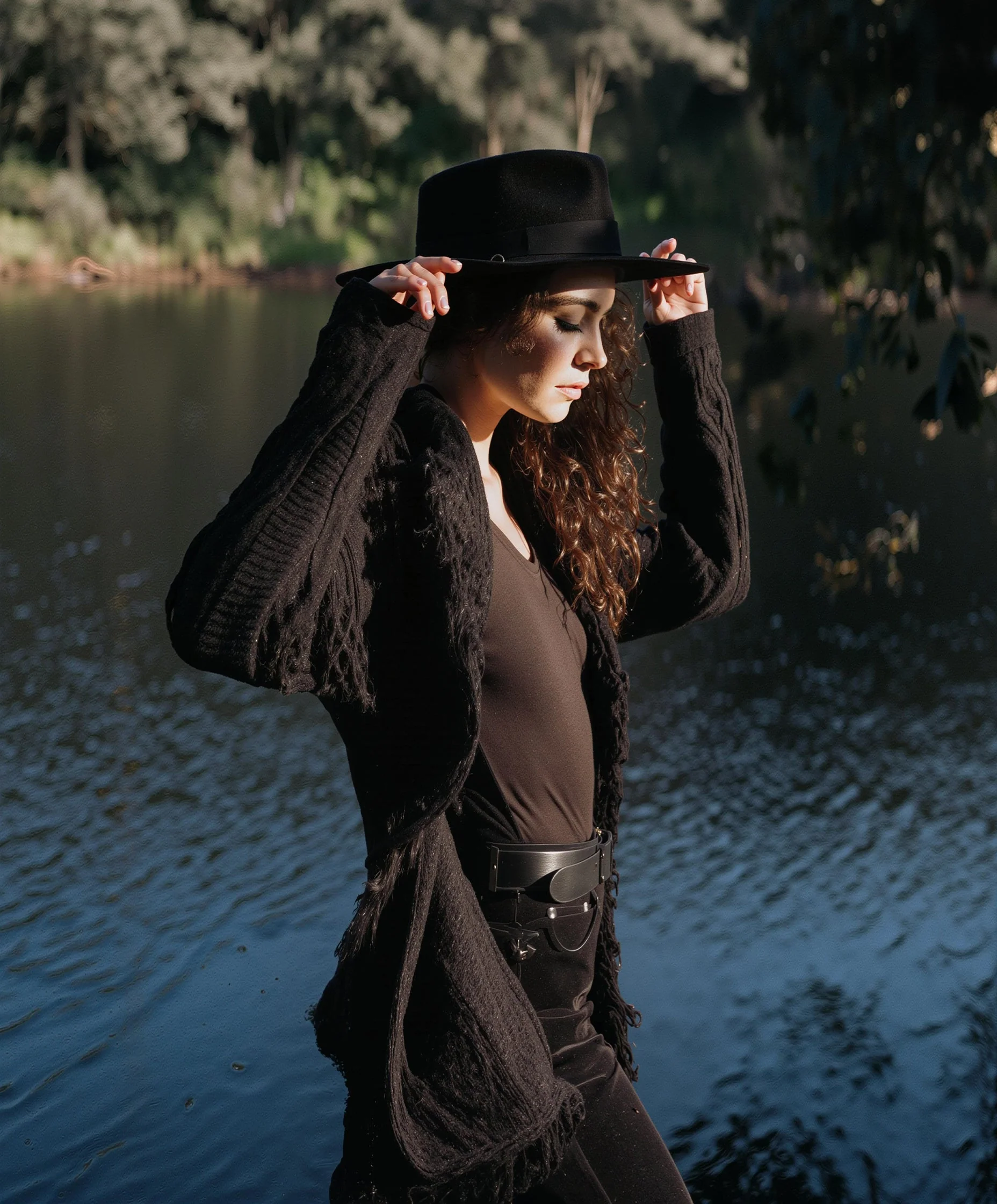 Equinox Black V-Neck Heritage Cardigan - Image 4