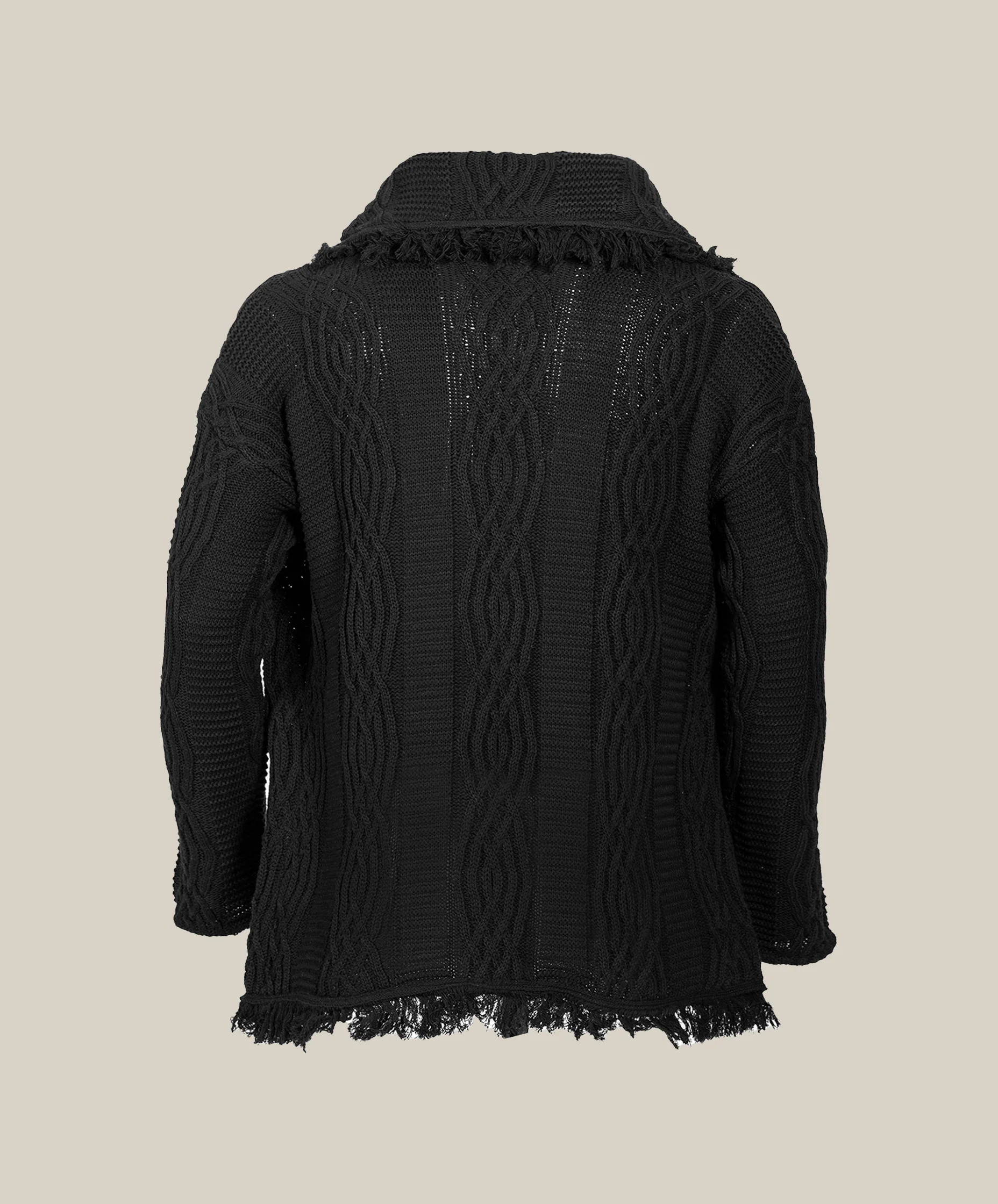 Equinox Black V-Neck Heritage Cardigan - Image 5