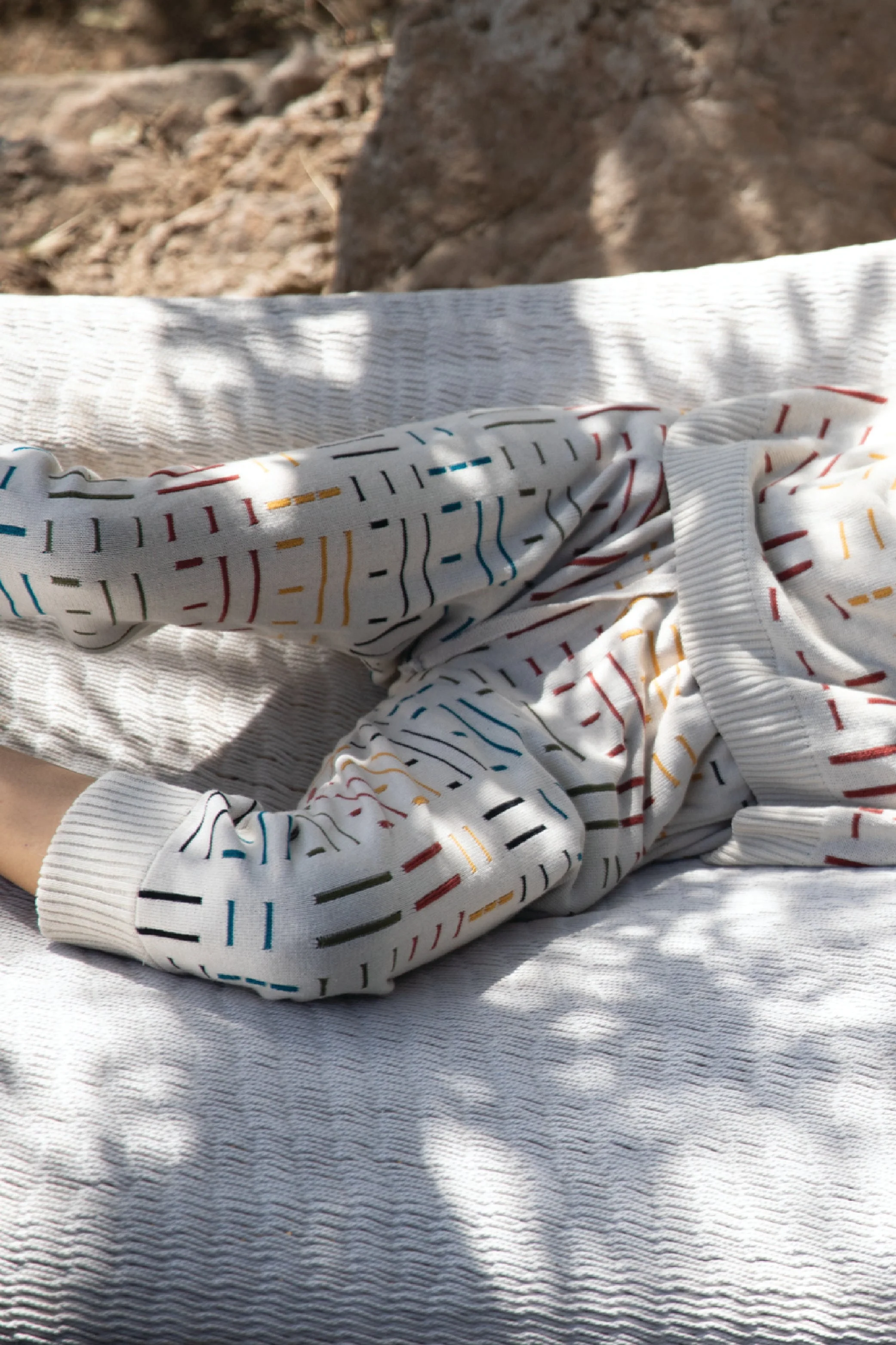 Tonalli Ash & Multicolor Lounge Trousers - Image 4